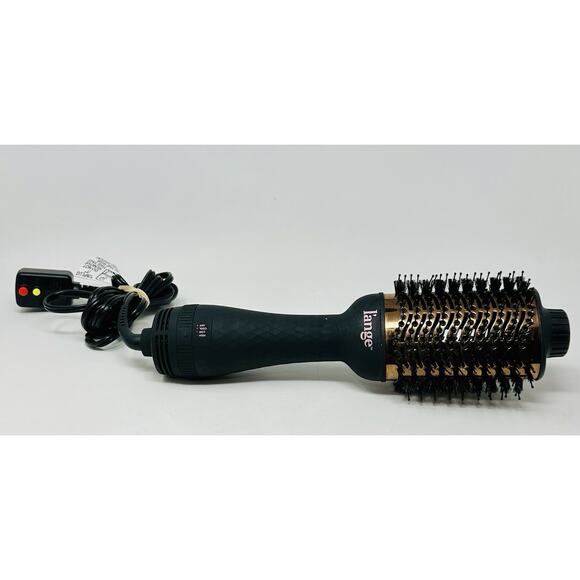 L’ange 2 in 1 Volumizing Brush Hair Dryer 3” Black Lange AB313 Tested Working - Picture 2 of 3